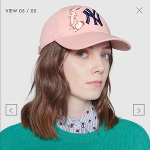 pink ny hat